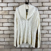 White Mohair Knti Sweater Women's Large