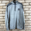 Grey Adidas Track Jacket Men's XL