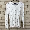 White Polka Dot Tommy Hilfiger Jumper Women's Small