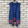 Navy Chaps Knitwear Cardigan Women's Large