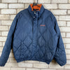 Navy Chaps Quilted Jacket Men's Medium