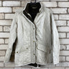 White Barbour Quilted Jacket Women's Large