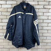 Vintage 90s Navy Adidas Quilted Jacket Men's XL