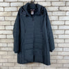 Navy Fila Puffer Long Coat Women's XXXL