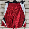 00s Red and White Nike Basketball Sport Shorts Women's Small