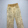 Carhartt Tan and cream double knee work pants Mens S