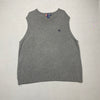 Chaps grey and navy sweater vest men’s XL