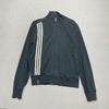 Adidas black and white zip up jacket Mens S