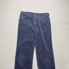 Navy Wrangler Cordury Jeans W36