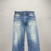 Faded Blue Levi's 501 Denim Jeans W33