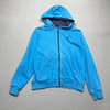 Blue Quiksilver zip up Hoodie Women's Medium