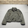 Khaki Green Alpha Industry Bomber Jacket Women's Meidum