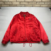 Red Schott Bomber Jacket Men's XL