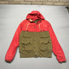 Vintage Red and Khaki Polo Ralph Lauren Utility Jacket Men's Medium