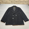 Black US Navy Deck Jacket Men's Medium