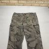 Green Camo Wrangler Cargo Trousers W42