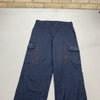 Navy Dickies Cargo Chino Trousers W32