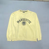 Yellow Embroidery Sweatshirt Men's XL