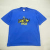 Vintage 90s Blue Adidas T-Shirt Men's Large