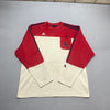 Red and White Adidas Sweatshirt Men's Medium