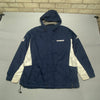 Navy and White Reebok NFL Raincoat Men's XL