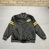 Black NBA Lakers Baseball Jacket Men's Medium