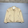 Beige London Fog Harrington Jacket Men's Medium