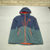 Navy and Turquoise North Face Windbreaker Men's Small