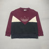 Maroon and Black Adidas Sweatshirt Women's Medium