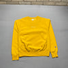 Vintage Yellow Champion Sweatshirt Men's Small