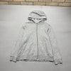 Grey Nike zip up Hoodie Youth's XL