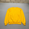 Vintage 90s Yellow Russell Athletic Sweatshirt Men's medium