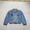 Blue Denim Cropped Jacket Women's Small