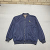 Navy Lacoste Bomber Jacket Men's Large