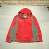 Grey and Red Columbia Raincoat Women's XXL