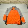 Orange and Grey Starter Raincoat Men's Large