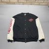 Black Baseball Jacket Men's Large