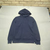 Navy Blank Hoodie Women's Large