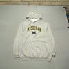 Grey Michigan Hoodie Men's Small