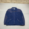 Navy Columbia Fleece Jacket Men's Medium