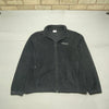 Black Columbia Fleece Jacket Men's Large