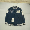 Navy Baseball Jacket Men's XL