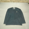 Vintage 90s Black Adidas Fleece Pullover Men's Large