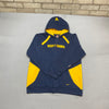 Vintage 90s Navy Nike West Virginia zip up Hoodie Women's Large