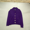 Purple Ralph Lauren Knitwear Cardigan Women's Large