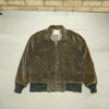 Brown Corduroy Harrington Jacket Men's Large