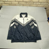 Navy and White Abibos Track Jacket Men's XL