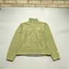 Green North Face Fleece jacket Women's Small