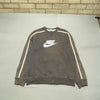 00s Grey Nike Sweatshirt Men's Medium