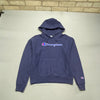 Navy Champion Hoodie Women's Medium